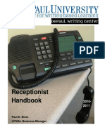 Receptionist Handbook
