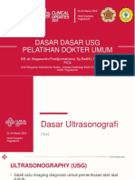 Workshop 5. Dasar-Dasar USG (DR, DR, Bagaswoto Poedjomartono, SP - Rad (K), SP - KN, M.Kes, FICA)