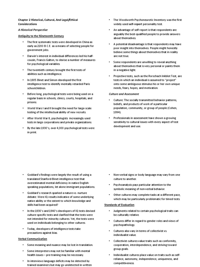 Psych Assessment Chapter 2 | PDF | Expert Witness | Psychology