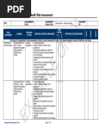 Example Health Risk Assessment