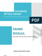ERD Dan MySQL