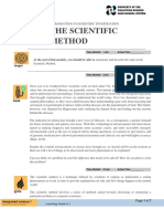 SLG 6.1 The Scientific Method