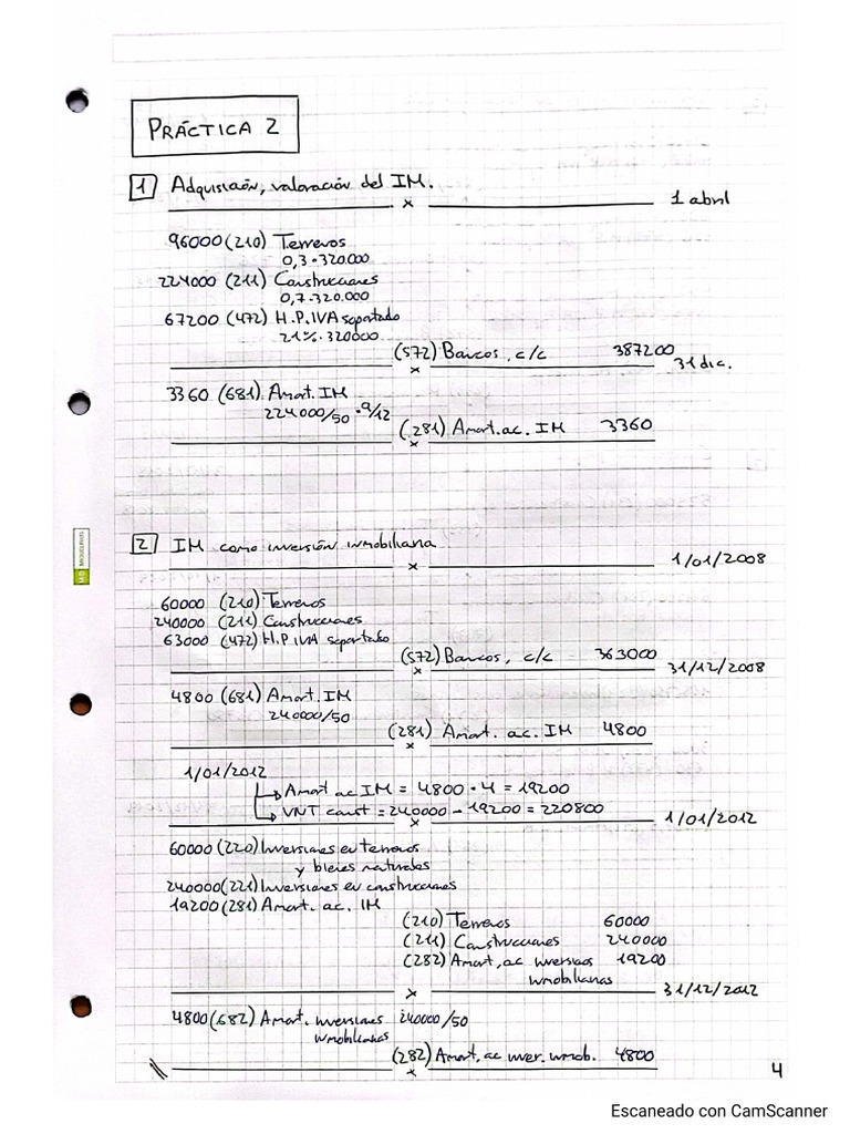 Práctica 2 Contabilidad Ii Pdf