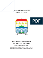 Jalan Setapak Kelurahan Sei Selayur Kota Palembang