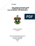 Pemantauan Jangka Panjang Anak Dengan Diabetes Mellitus Tipe 1 Dan Gizi Buruk Tipe Marasmus