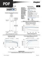 Energizer L91: Product Datasheet