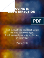 Moving in God's Direction