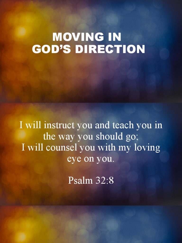 Moving in God's Direction PDF