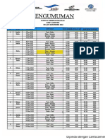 Jadwal KMP Lobster Bln Desember 2022 (Addendum)