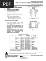 SN54LV4053A, SN74LV4053A Triple 2-Channel Analog Multiplexers/Demultiplexers