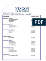 Price List and Terms