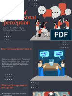 Effects of Interpersonal Perception