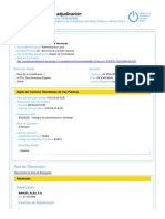 Anuncio de Adjudicación Perfil de Contratante