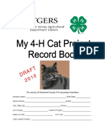 Cat Record Book