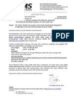 Ke Prodi-Fakultas Pemberitahuan Jadwal Pendampingan Pengisian SPT 2022 (23 Feb. 2023)