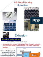 Lecture 4 Bulk Metal Forming (Extrusion)