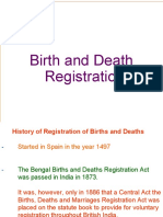 Birth and Death Registration