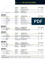 2023 Atp Challenger Calendar As of 2 22 2023