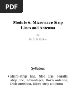 Module 6 Microwave Strip Line and Antenna