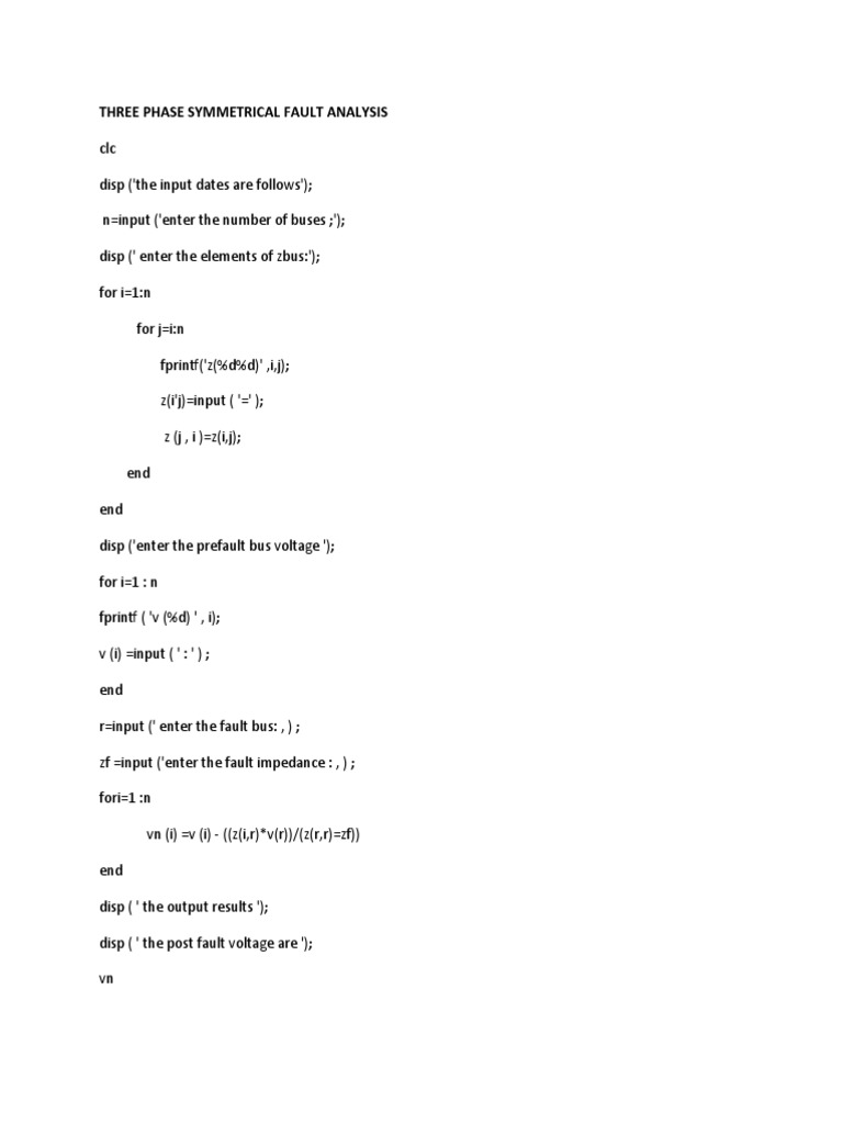 Three Phase Fault Analysis Results | PDF | Teaching Methods & Materials ...