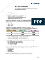 Questions Reaction Kinetics The Essentials