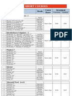 2011 - Website MTC Training Schedule - September To December 2011