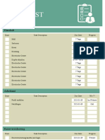 Project To Do List Template