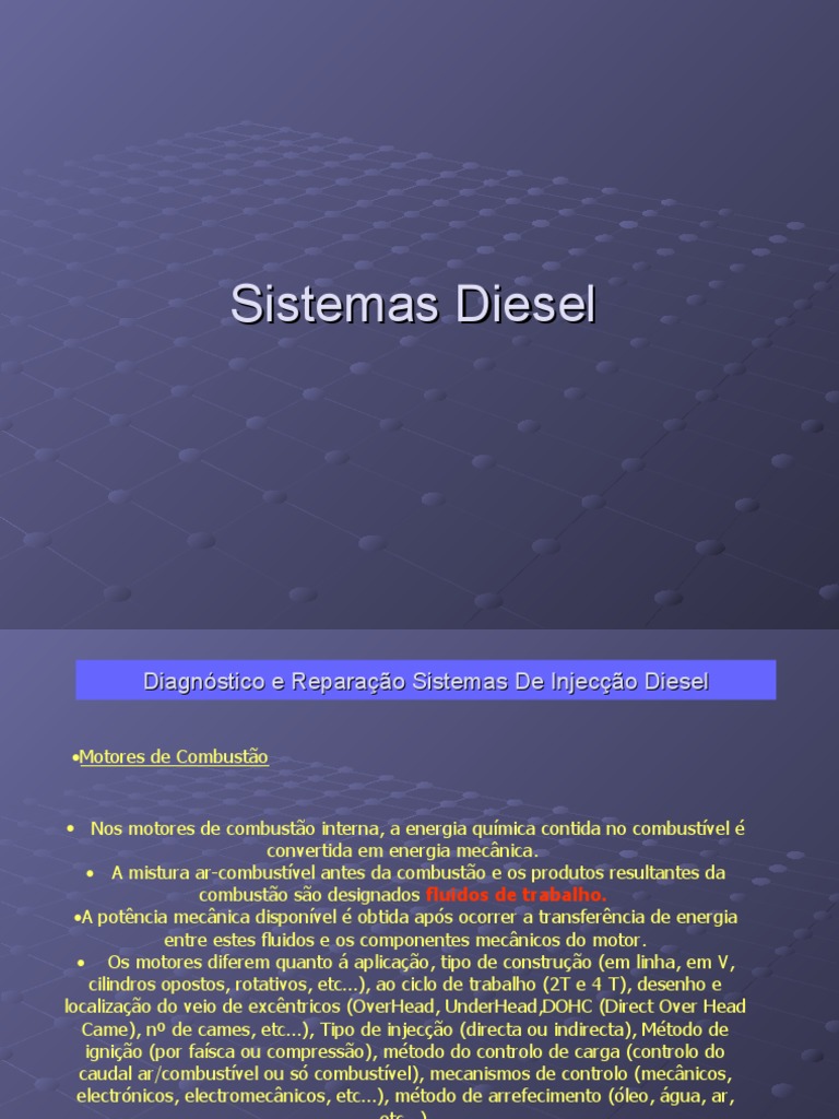 Diag e Rep Sist Injecção Diesel Rev 06 | PDF | Motores | Motor a diesel