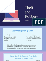 Theft and Robbery
