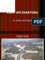 Kurp Aplikasyonu: Dr. Bülent BOSTANCI