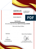 Leadership Certificate-Ishak
