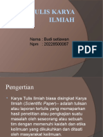 Menulis Karya Ilmiah