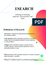 RESEARCH Definition