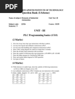 Question Bank EE5I EIA 22526 UT-II 241121