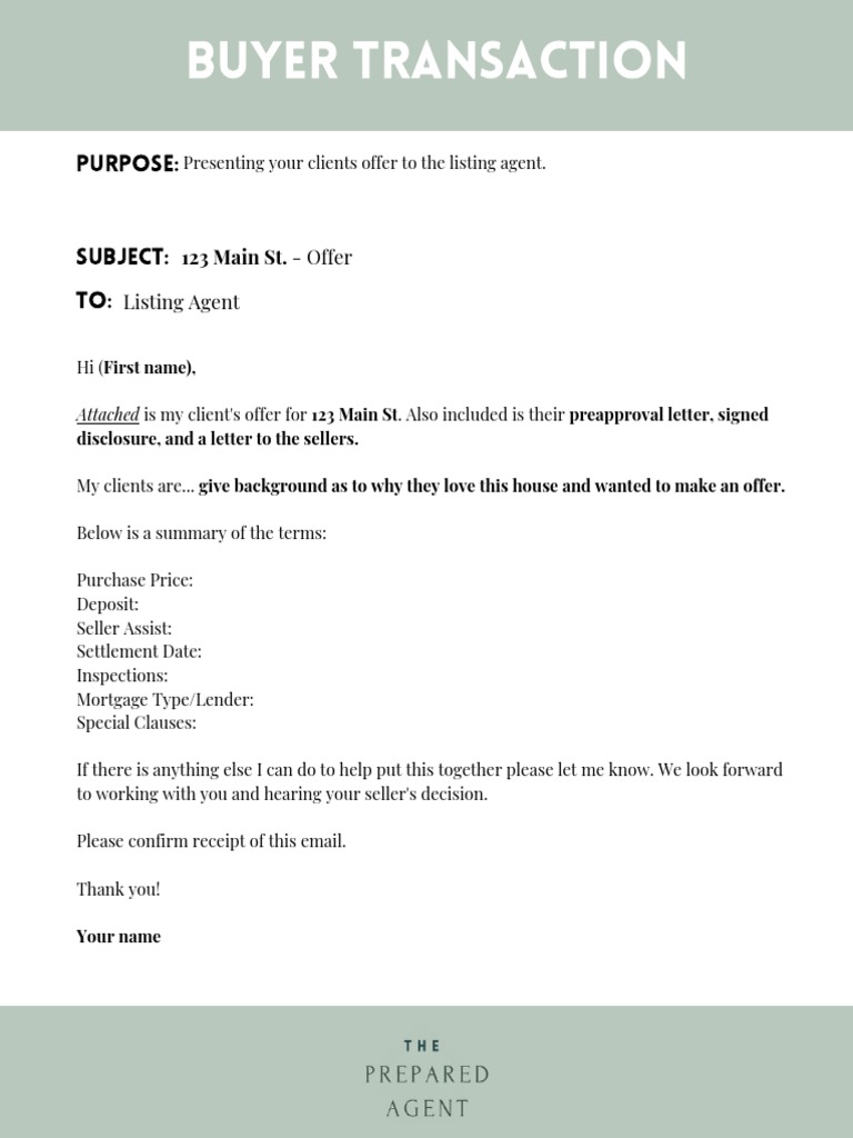 Offer Submission for 123 Main St. | PDF