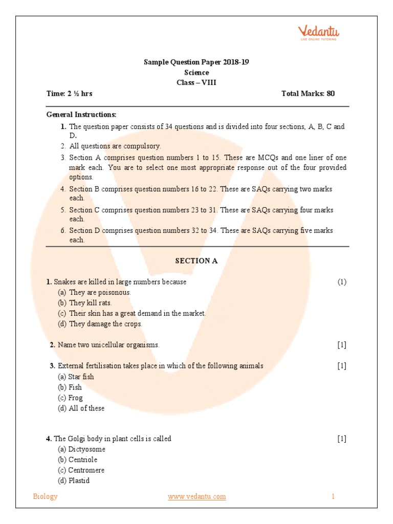 CBSE Class 8 Science Paper 1 | PDF | Greenhouse Effect | Soil