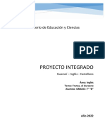 Proyecto Integrado Inglés