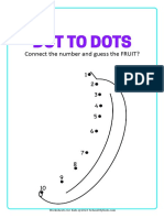 Connect The Dots Banana Dot To Dot w700132
