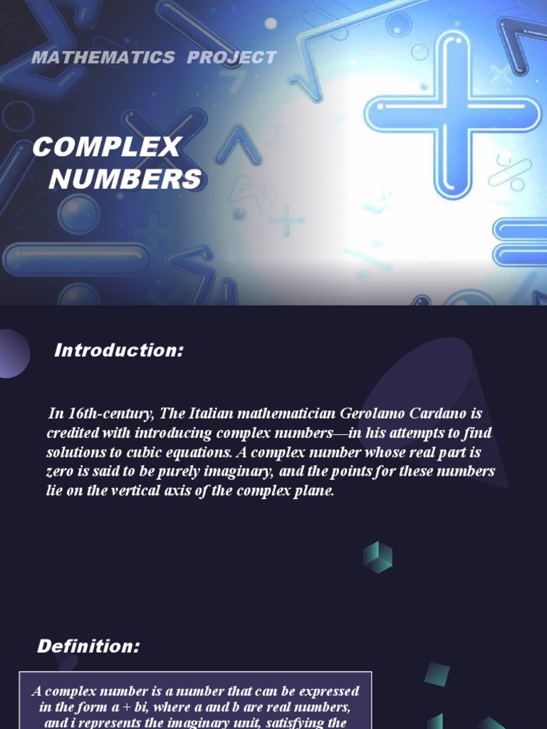 Maths Ppt 1 1 Pdf Complex Number Numbers