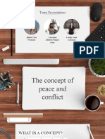 Concepts of Peace and Conflict Resolution