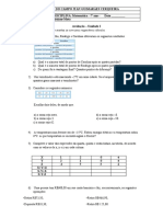 7 Ano Matematica