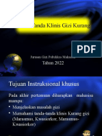 Tanda-Tanda Klinis Gizi Kurang