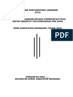 Format SPJ Insentif PKK Desa