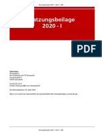 Satzungsbeilage 2020-I, Seite 1-288