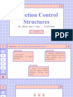 Lecture 06 Selection Control Stuctures