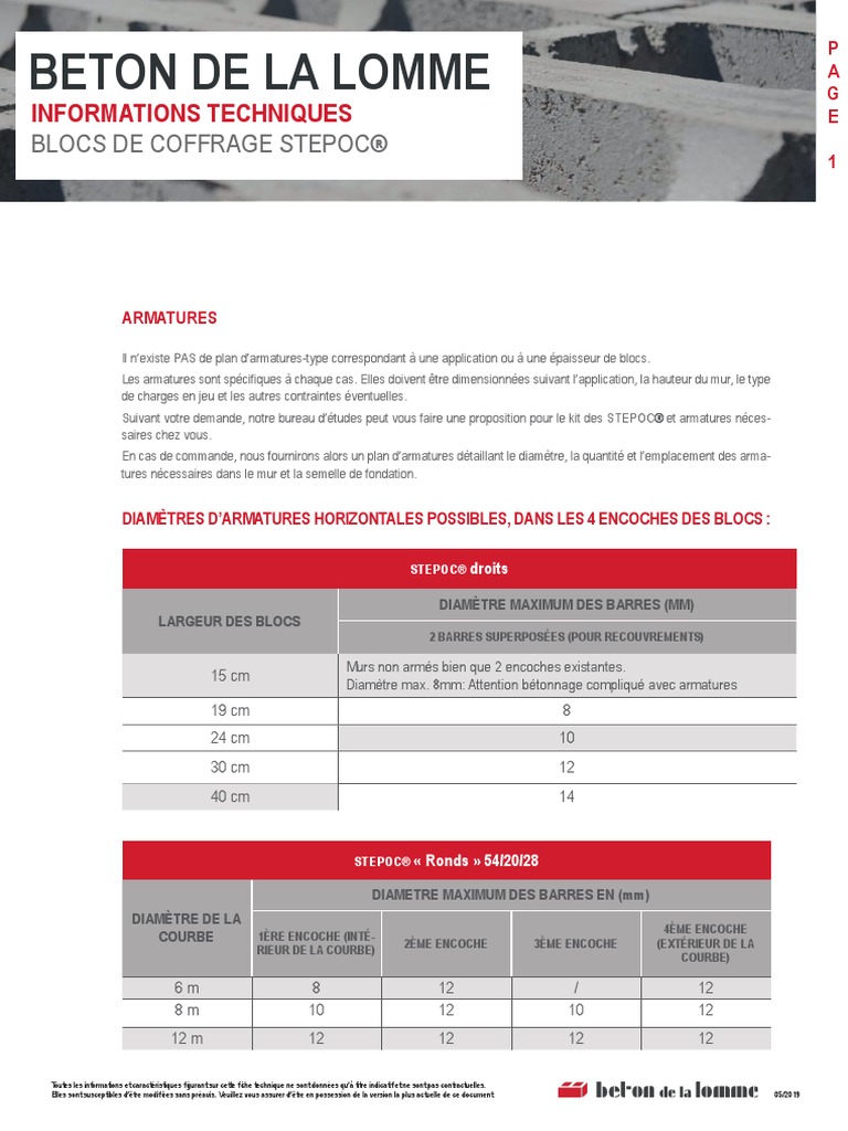 Stepoc | PDF | Béton | Matériaux