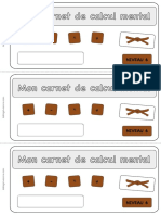 Carnet de Calcul Mental Ceinture Marron