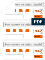 Carnet de Calcul Mental Ceinture Orange 2