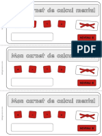 Carnet de Calcul Mental Ceinture Rouge