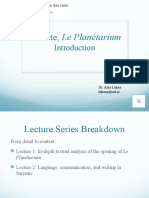 FRU22012 - Modern French Literature - Lecture - Week 8 - Sarraute - Part 1